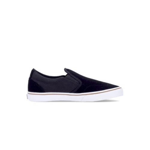 Etnies Svart/Vit/Gummi Slip-On Skate Skor Black, Herr