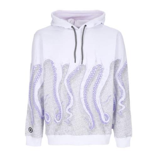 Octopus Milan Vit Hoodie Långärmad White, Herr