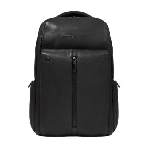 Piquadro Svart Bucket Bag Ryggsäck Aw24 Black, Herr