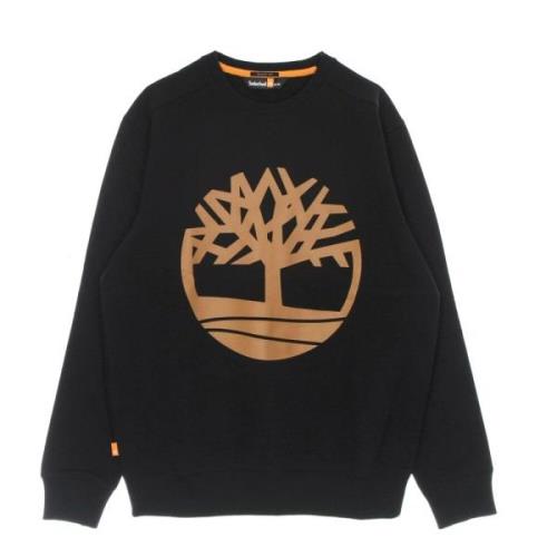 Timberland Core Logo Crewneck Sweatshirt Svart Black, Herr