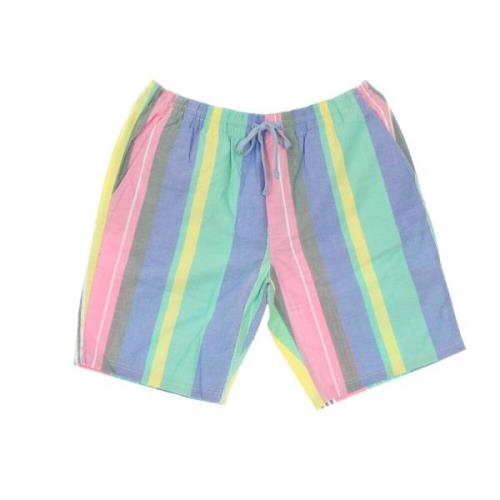 Tommy Hilfiger Randig romantisk rosa herrshorts Multicolor, Herr