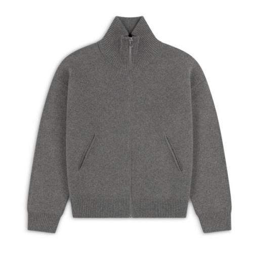 Axel Arigato Kärna Zip-Up Sweater Gray, Herr