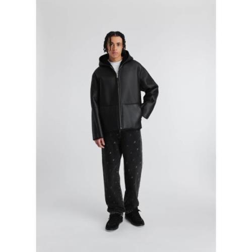 Axel Arigato Angus Shearling Jacka Black, Herr