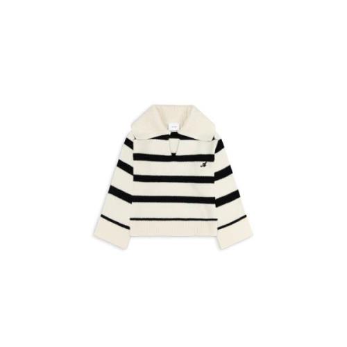 Axel Arigato Clio Cropped Sweater Beige, Dam