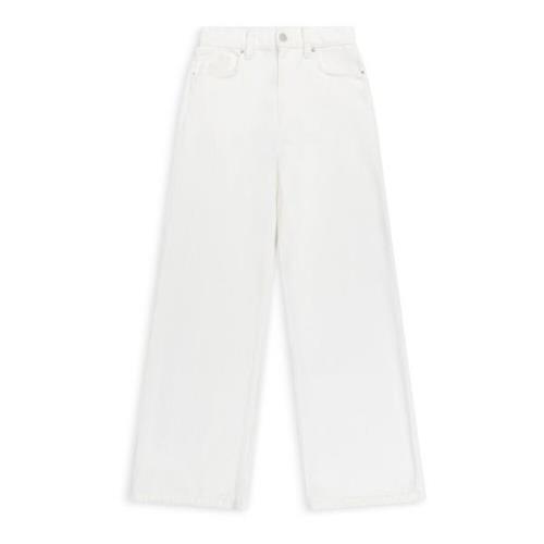 Axel Arigato Clara Wide-Leg Jeans White, Dam