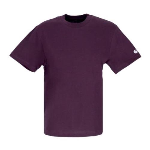 Carhartt Wip Mörk Plommon/Silver Tee Crew Neck Tröja Purple, Dam