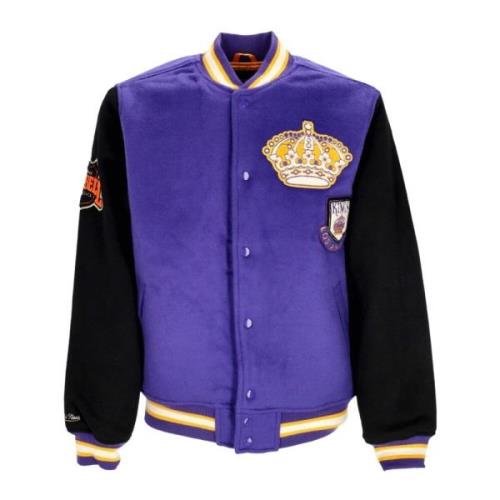 Mitchell & Ness NHL Team Legacy Varsity Jacket Loskin Purple, Herr