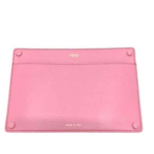 Fendi Vintage Pre-owned Laeder fendi-vskor Pink, Dam