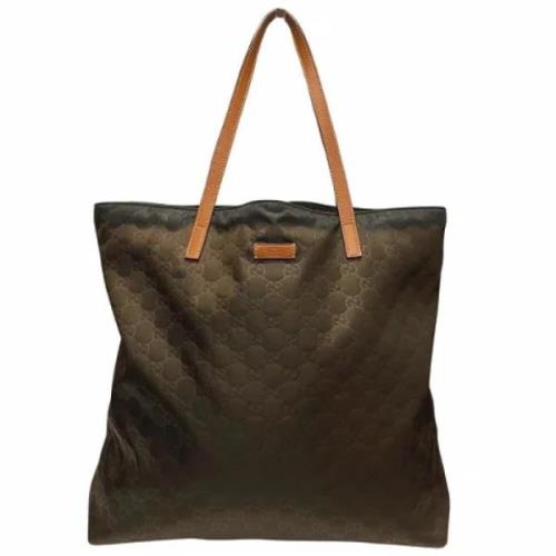 Gucci Vintage Pre-owned Canvas totevskor Brown, Dam