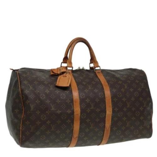 Louis Vuitton Vintage Pre-owned Canvas resvskor Brown, Dam