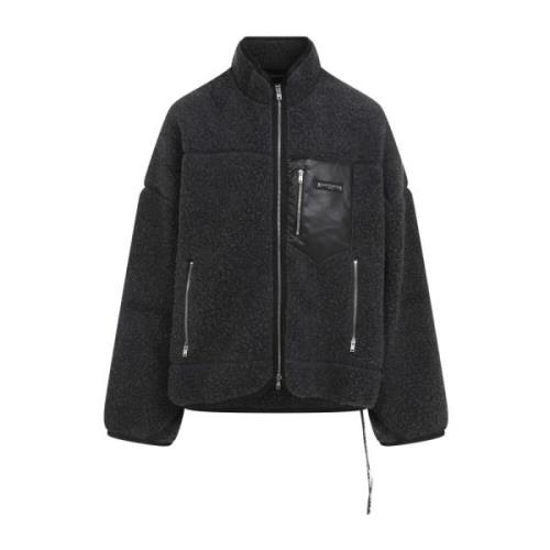 Mastermind World Kol Cashmere Teddy Jacka Black, Herr