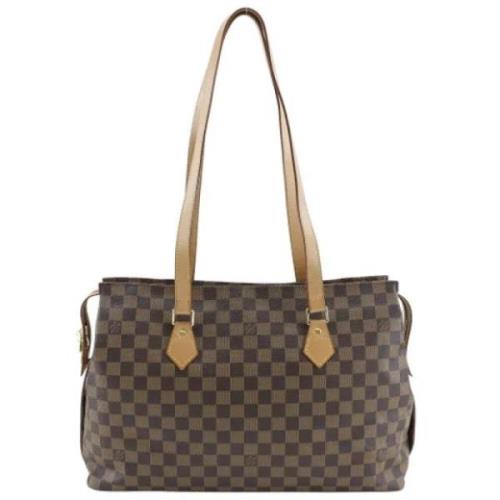 Louis Vuitton Vintage Pre-owned Canvas louis-vuitton-vskor Brown, Dam