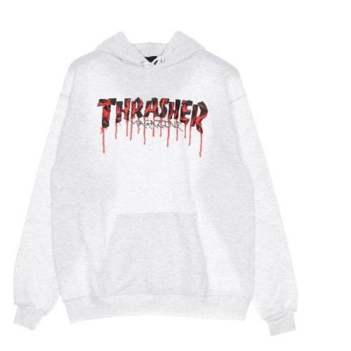 Thrasher Bloddropp huvtröja Ash Gray, Herr