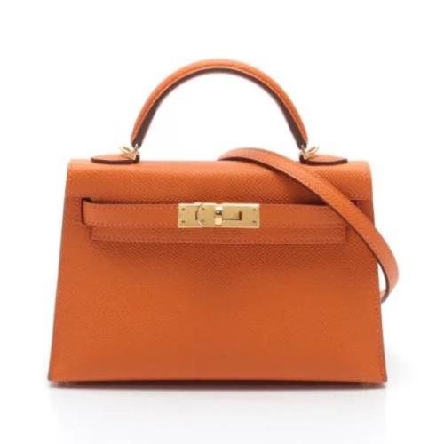 Hermès Vintage Pre-owned Laeder handvskor Orange, Dam