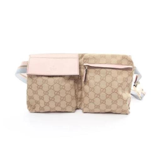 Gucci Vintage Pre-owned Laeder gucci-vskor Beige, Dam