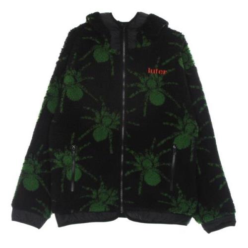 Iuter Spider Fur Zip Hoodie Svart Black, Herr