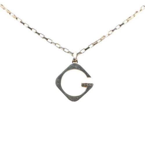 Gucci Vintage Pre-owned Silver halsband Gray, Dam