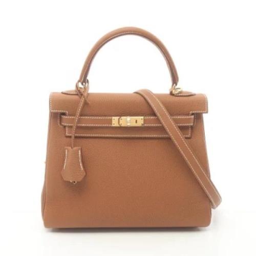 Hermès Vintage Pre-owned Laeder handvskor Brown, Dam