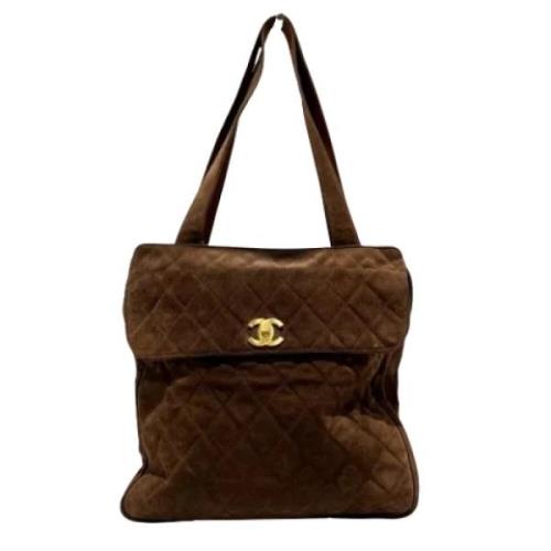 Chanel Vintage Pre-owned Mocka chanel-vskor Brown, Dam