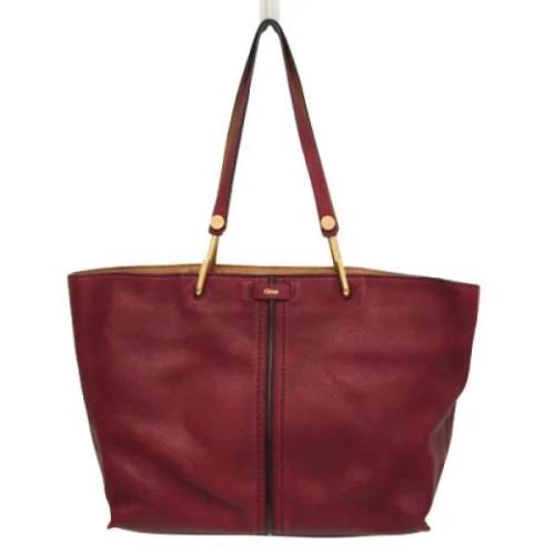 Chloé Pre-owned Pre-owned Laeder axelremsvskor Red, Dam