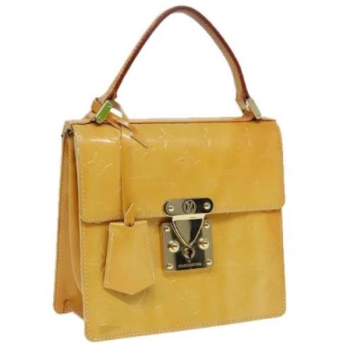 Louis Vuitton Vintage Pre-owned Laeder handvskor Yellow, Dam