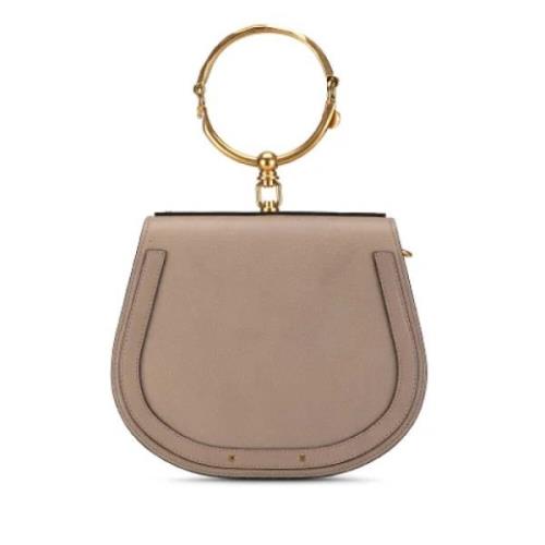 Chloé Pre-owned Pre-owned Laeder handvskor Beige, Dam