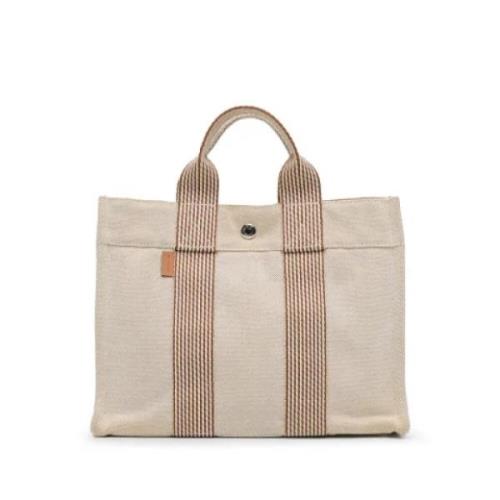 Hermès Vintage Pre-owned Canvas totevskor Beige, Dam