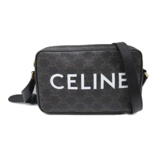 Celine Vintage Pre-owned Canvas celine-vskor Black, Dam