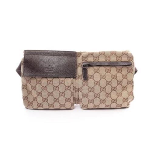 Gucci Vintage Pre-owned Laeder gucci-vskor Beige, Dam