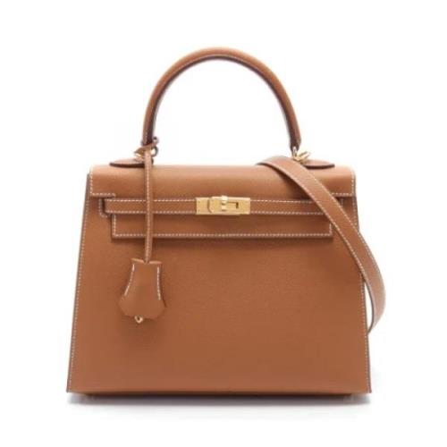 Hermès Vintage Pre-owned Laeder handvskor Brown, Dam