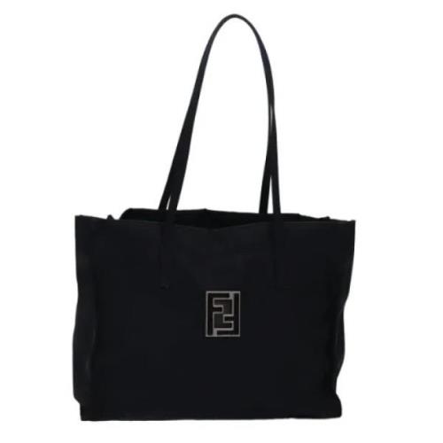 Fendi Vintage Pre-owned Nylon totevskor Black, Dam