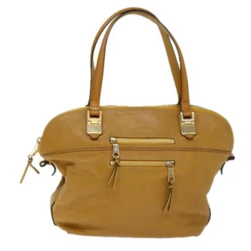 Chloé Pre-owned Pre-owned Laeder handvskor Beige, Dam