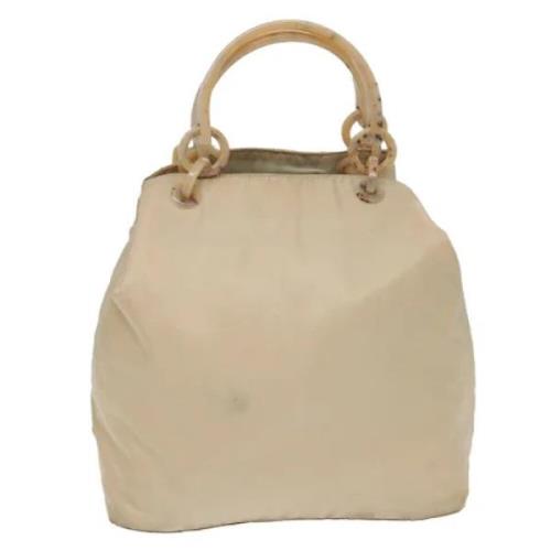 Prada Vintage Pre-owned Tyg prada-vskor Beige, Dam