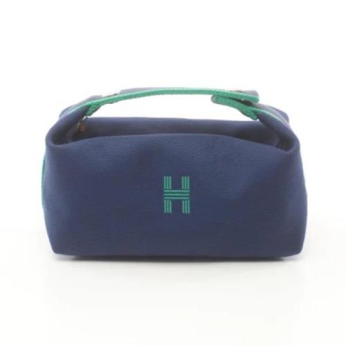 Hermès Vintage Pre-owned Tyg handvskor Blue, Dam