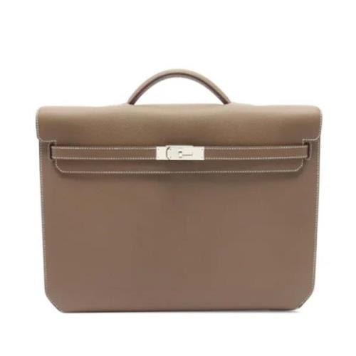 Hermès Vintage Pre-owned Laeder handvskor Brown, Dam