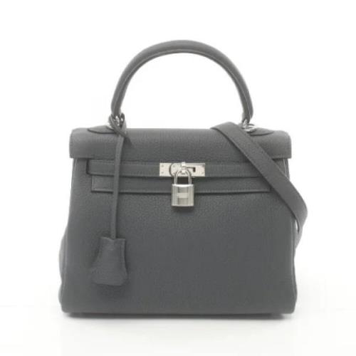 Hermès Vintage Pre-owned Laeder handvskor Gray, Dam