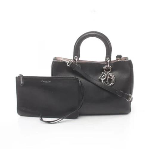 Dior Vintage Pre-owned Laeder handvskor Black, Dam