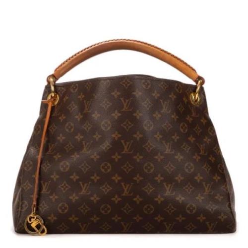 Louis Vuitton Vintage Pre-owned Canvas handvskor Brown, Dam