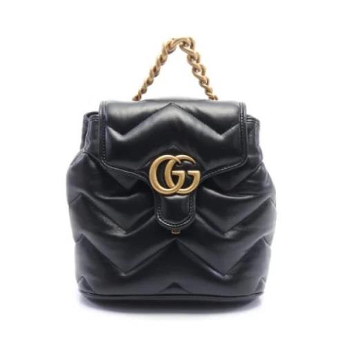 Gucci Vintage Pre-owned Tyg gucci-vskor Black, Dam