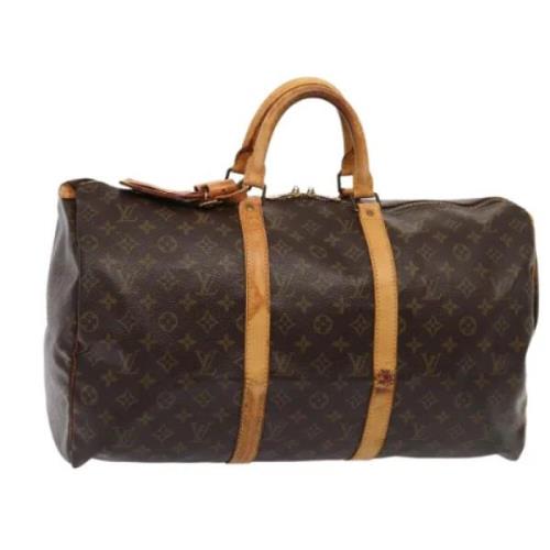 Louis Vuitton Vintage Pre-owned Canvas resvskor Brown, Dam