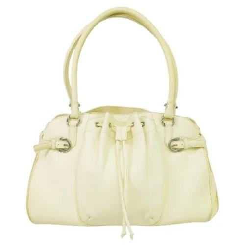 Salvatore Ferragamo Pre-owned Pre-owned Laeder axelremsvskor Beige, Da...