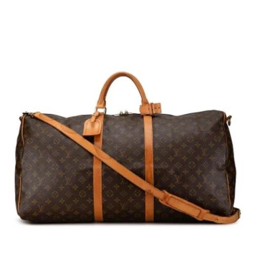 Louis Vuitton Vintage Pre-owned Canvas resvskor Brown, Dam