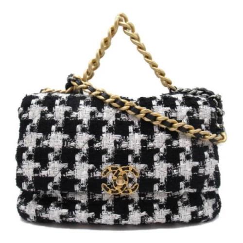 Chanel Vintage Pre-owned Tyg chanel-vskor Black, Dam