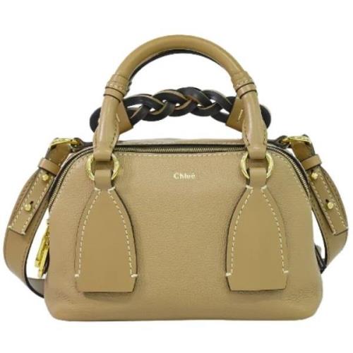 Chloé Pre-owned Pre-owned Laeder handvskor Beige, Dam