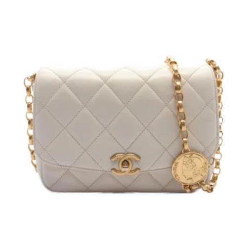 Chanel Vintage Pre-owned Laeder chanel-vskor White, Dam