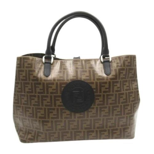 Fendi Vintage Pre-owned Canvas fendi-vskor Brown, Dam