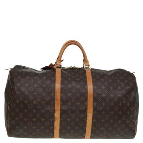 Louis Vuitton Vintage Pre-owned Canvas resvskor Brown, Dam