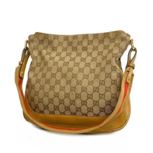 Gucci Vintage Pre-owned Canvas gucci-vskor Brown, Dam