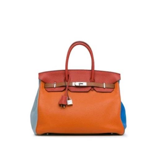 Hermès Vintage Pre-owned Laeder handvskor Orange, Dam