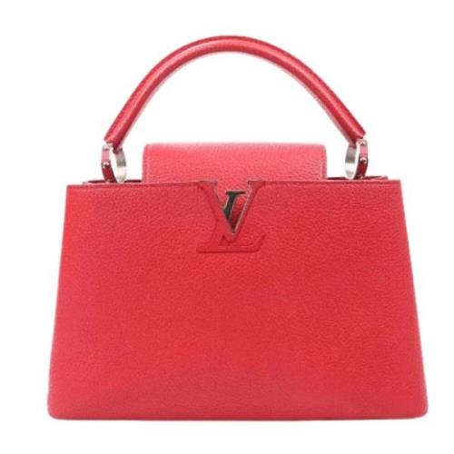 Louis Vuitton Vintage Pre-owned Laeder handvskor Red, Dam